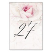 ピンクエレガントローズウォーターフローラNo27結婚s テーブルナンバー (裏面)