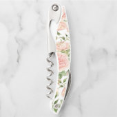 ピンクエレガントローズガーデン ソムリエナイフ (正面)