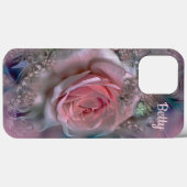 ピンクエレガントローズケースメイトiPhoneケース Case-Mate iPhoneケース (裏面 (横))