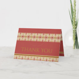 ピンクエレガントローズフローラありがとう サンキューカード