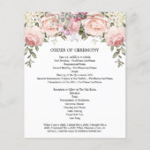 ピンクエレガントローズフローラキンセアニェラプログラム (裏面)