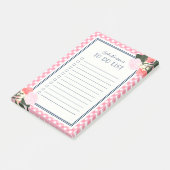 ピンクエレガントローズフローラジンガム一覧へ ポストイット (アングル)