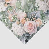 ピンクエレガントローズフローラデクページ紙 薄葉紙 (詳細)