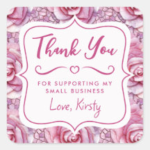 ピンクエレガントローズモザイク小規模企業