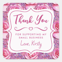 ピンクエレガントローズモザイク小規模企業