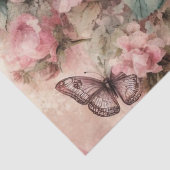 ピンクエレガントローズヴィンテージフローラ分離 薄葉紙 (詳細)