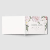 ピンクエレガントローズ庭園の結婚式 ゲストブック (全面)