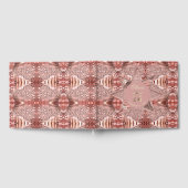 ピンクエレガントローズ金ゴールドスターゴールデン文字スウィート16 ゲストブック (全面)