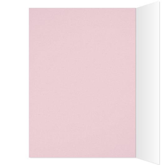 ピンクエレガントローズ金ゴールドリーフロマンチックバレンタイン (内側 (左))