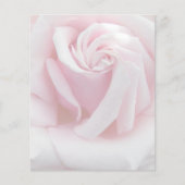 ピンクエレガントローズ開花フローラ文房具紙 (正面)