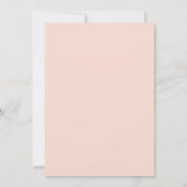 ピンクエレガントローズ60フェミニンth Birthday Party 招待状 (裏面)