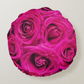 ピンクエレガントローゼラウンドピロー ラウンドクッション (裏面)