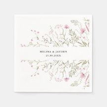 ピンクエレガントワイルドフローラ結婚ズ