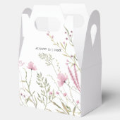 ピンクエレガントワイルドフローラ結婚ズ フェイバーボックス (オープン)