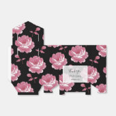 ピンクエレガントヴィンテージバラ結婚ズ フェイバーボックス (折り畳みなし)