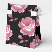 ピンクエレガントヴィンテージバラ結婚ズ フェイバーボックス (裏面サイド)