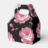 ピンクエレガントヴィンテージバラ結婚ズ フェイバーボックス (裏面サイド)