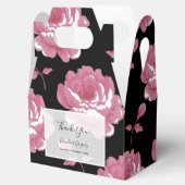 ピンクエレガントヴィンテージバラ結婚ズ フェイバーボックス (オープン)