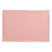 ピンクエレガントヴィンテージワイルドフラワーバラパターン 枕カバー (裏面)