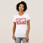 ピンクエレガント世界 Tシャツ (正面フル)