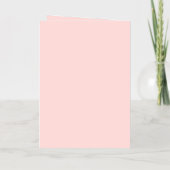 ピンクエレガント抽象芸術写真追悼式 箔シーズンカード (裏面)