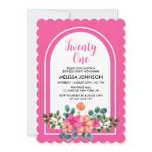 ピンクエレガント春フローラグリーナリー21歳