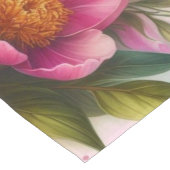 ピンクエレガント牡丹フローラテーブルランナー ショートテーブルランナー (コーナー)