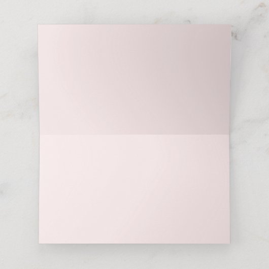 ピンクエレガント牡丹フローラ プレイスカード (内部開封)