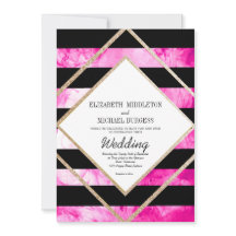 ピンクエレガント白黒と銅金ゴールド結婚ズ