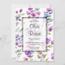 ピンクエレガント紫色の水色の野結婚花