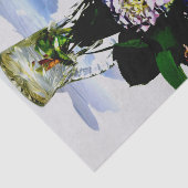 ピンクエレガント紫色の青いフローラアジサイの花束 薄葉紙 (詳細)