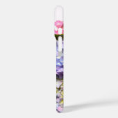 ピンクエレガント紫色の青いフローラアジサイの花束 Case-Mate iPhoneケース (裏面 / 左)