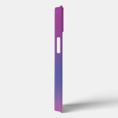 ピンクエレガント紫色の青グラデーション色カラフル Case-Mate iPhoneケース (裏面 / 右)