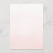 ピンクエレガント結婚フローラ情報 エンクロージャーカード (裏面)