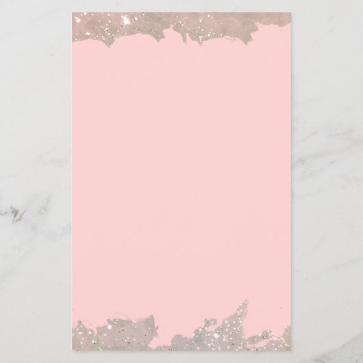 ピンクエレガント美しいサロン価格表フライヤー チラシ (裏面)