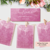 ピンクエレガント色のシーティンググラフヘッダー