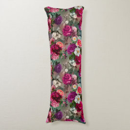 ピンクエレガント色の花 ボディピロー