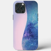 ピンクエレガント色モダン勾配銀河系グリッター星 Case-Mate iPhoneケース (裏面)