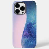 ピンクエレガント色モダン勾配銀河系グリッター星 Case-Mate iPhoneケース (裏面)