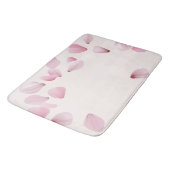 ピンクエレガント花弁浴用マット バスマット (アングル)