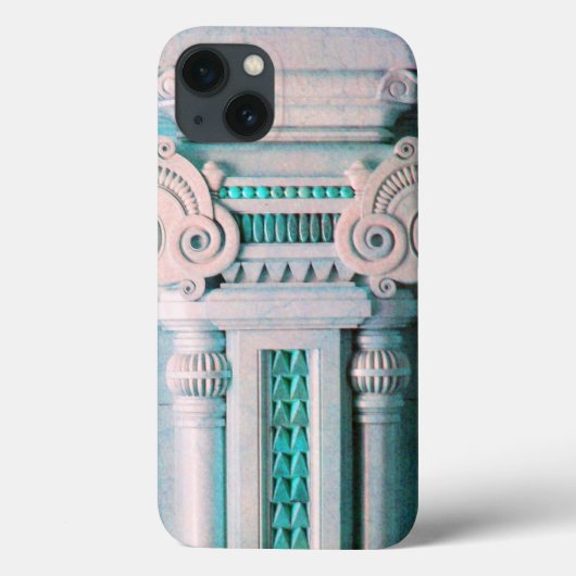 ピンクエレガント芸術的ブルーファンタジーデコール Case-Mate iPhoneケース (裏面)