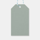 ピンクエレガント赤面フローラ結婚ズ・ウェルカム ギフトタグ (裏面)