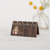 ピンクエレガント赤面花金ゴールド枠テーブル番号 プレイスカード (正面)