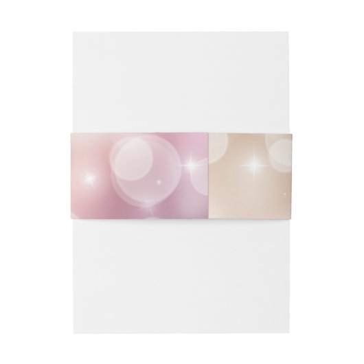 ピンクエレガント赤面 招待状ベリーバンド (裏面例)