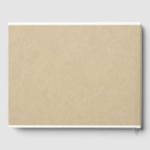 ピンクエレガント金ゴールドボ結婚タニカルズゲストブック ゲストブック (裏面)