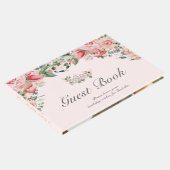 ピンクエレガント&グリーンフローラキンセアニラゲストブック ゲストブック (コーナー)