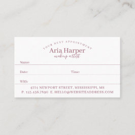 ピンクエレガント&パープルゲード金ゴールドグリッターアゲート 予約カード