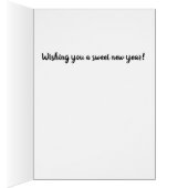 ピンクエレガント《植物》百日草フラワーロッシュハシャナーカード (内側 (右))