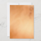 ピンクエレガント&金ゴールドフローラ女性の60誕生日 招待状 (裏面)