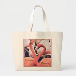 ピンクエレガントIは十分なことわざ引用文意欲を起こ ラージトートバッグ